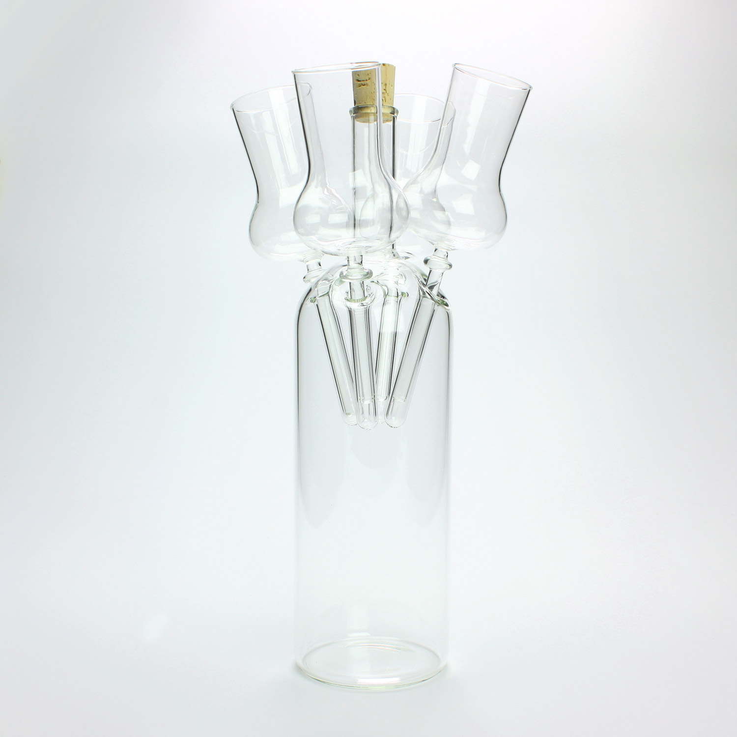 Flasche "Opera" mit 4 Stamperl