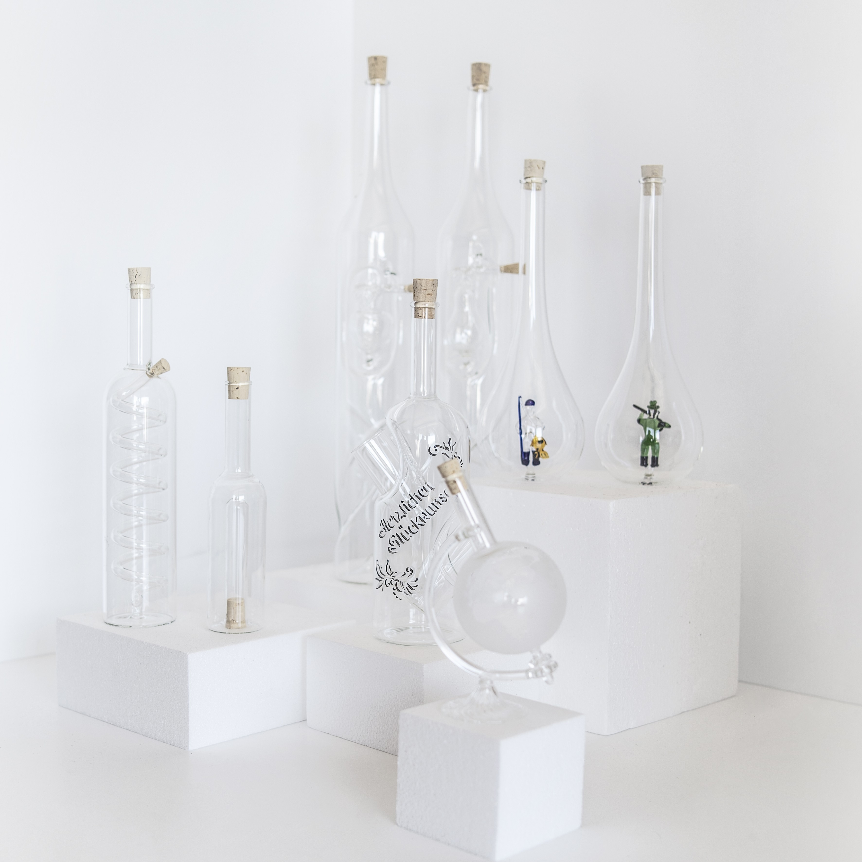 Glas mundgeblasen