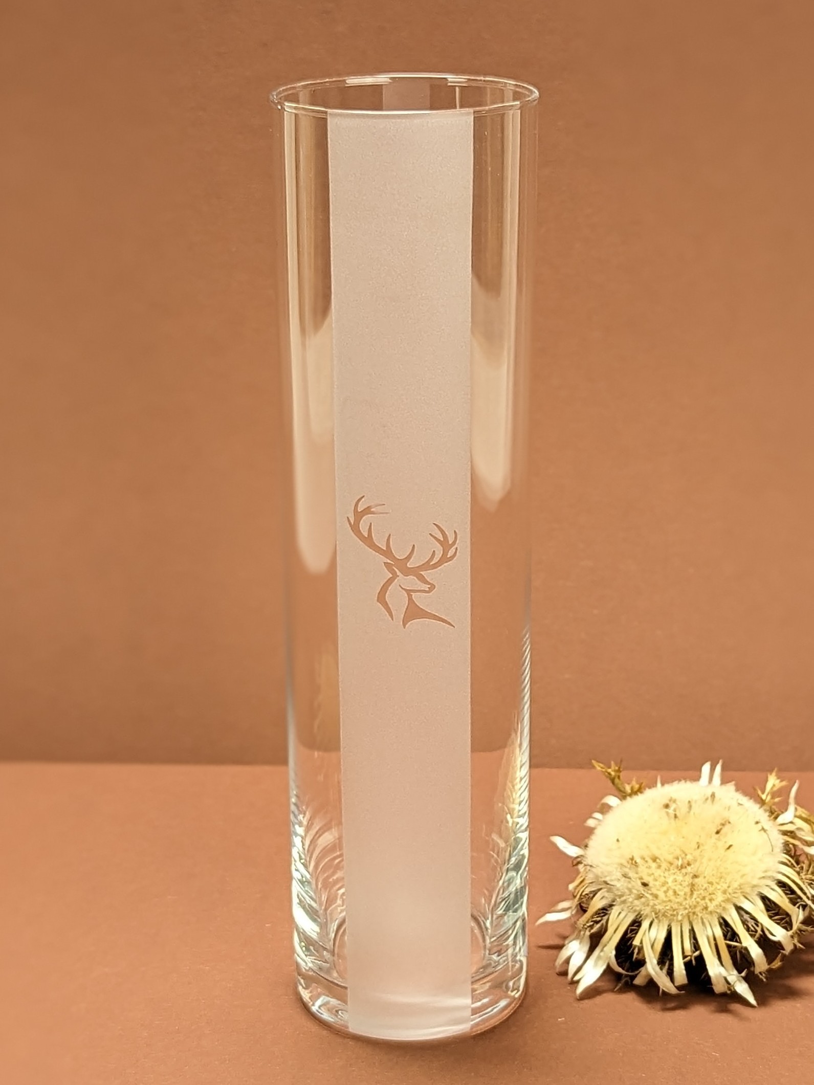 Bierstange mit Hirsch-Dekor