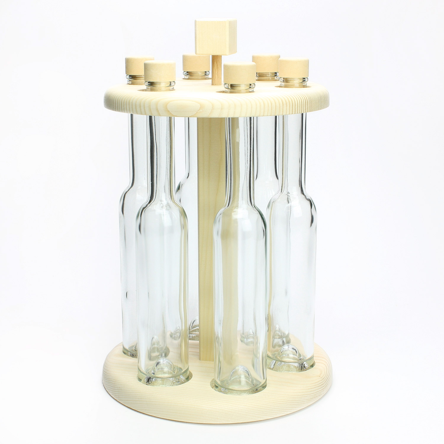 Rondell mit 6 Flaschen "Platin" 0,2 l