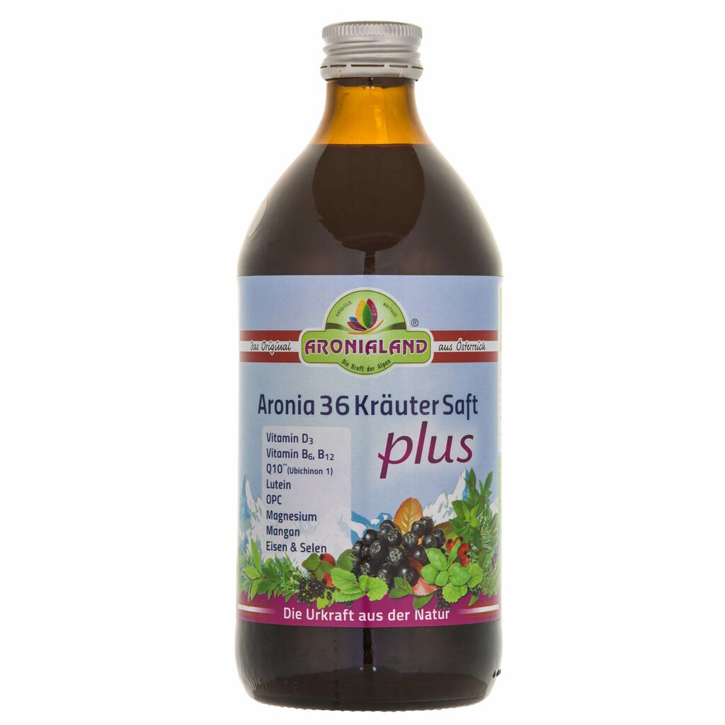 Aronia Kräutersaft plus 0,5 Liter