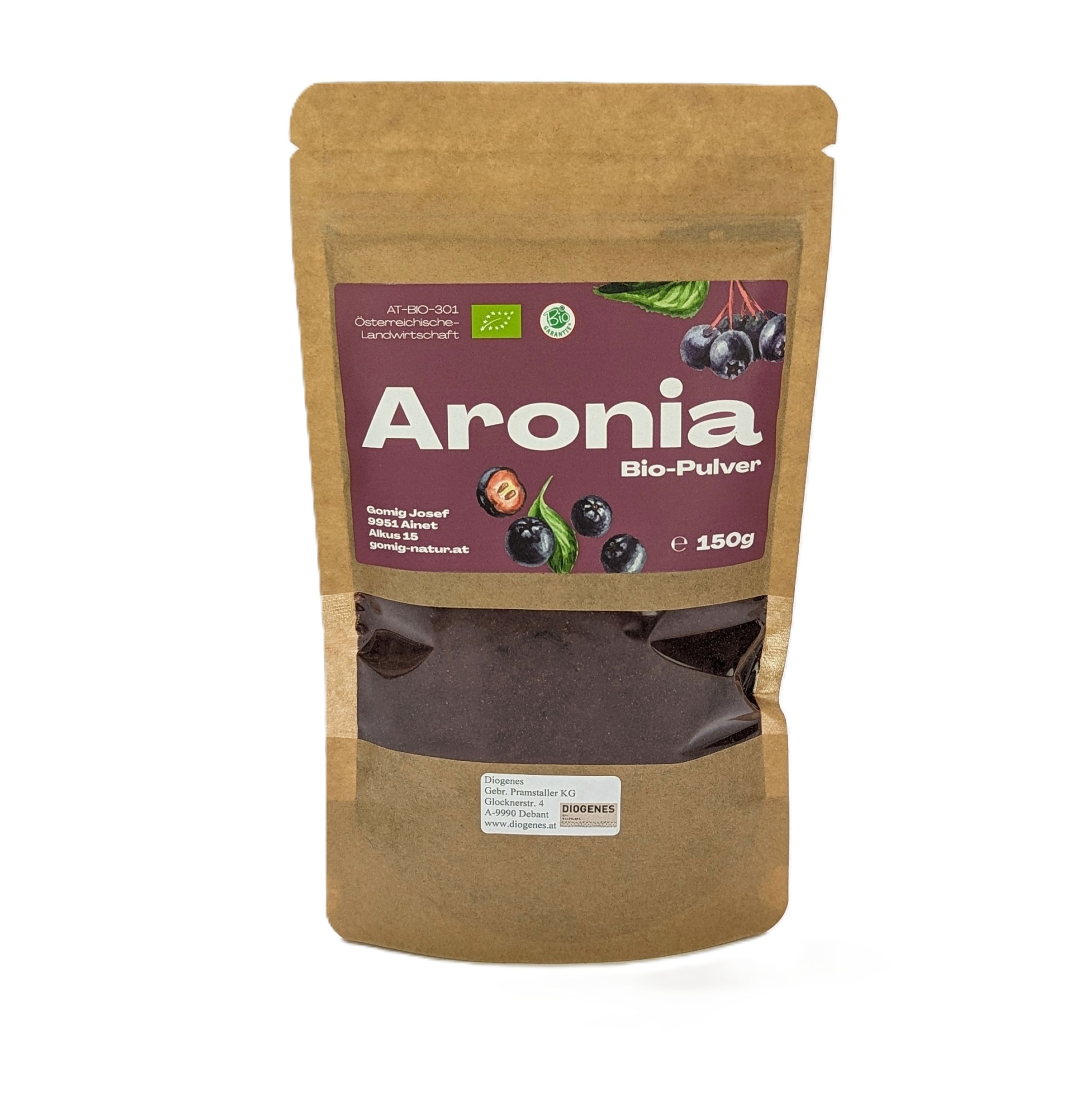 Aronia Bio Pulver 150 g