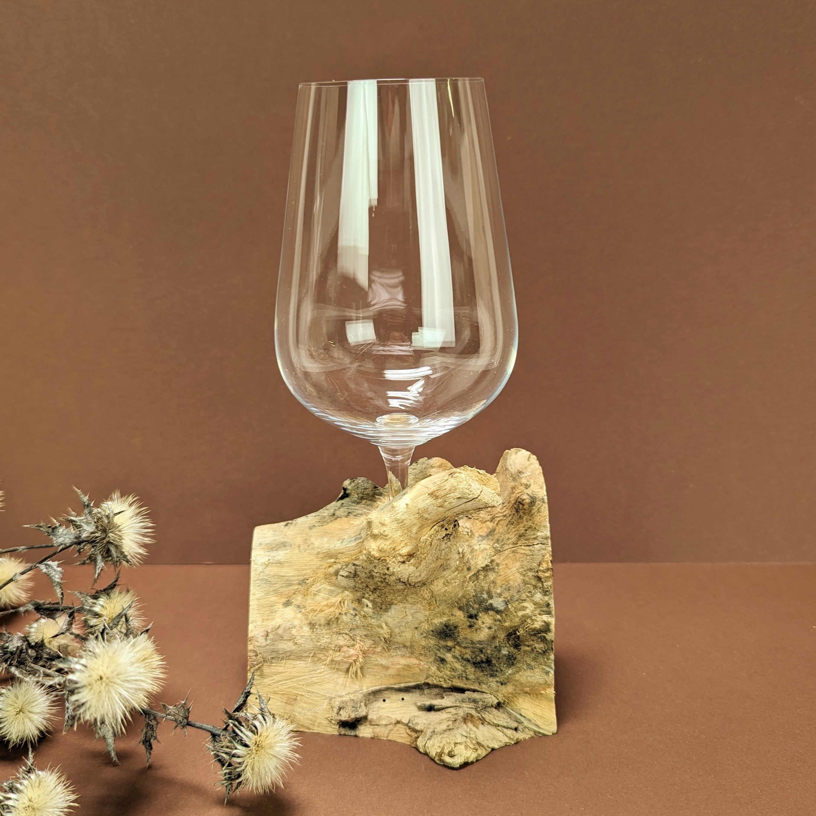 Weinglas ohne Dekor zum Stecken