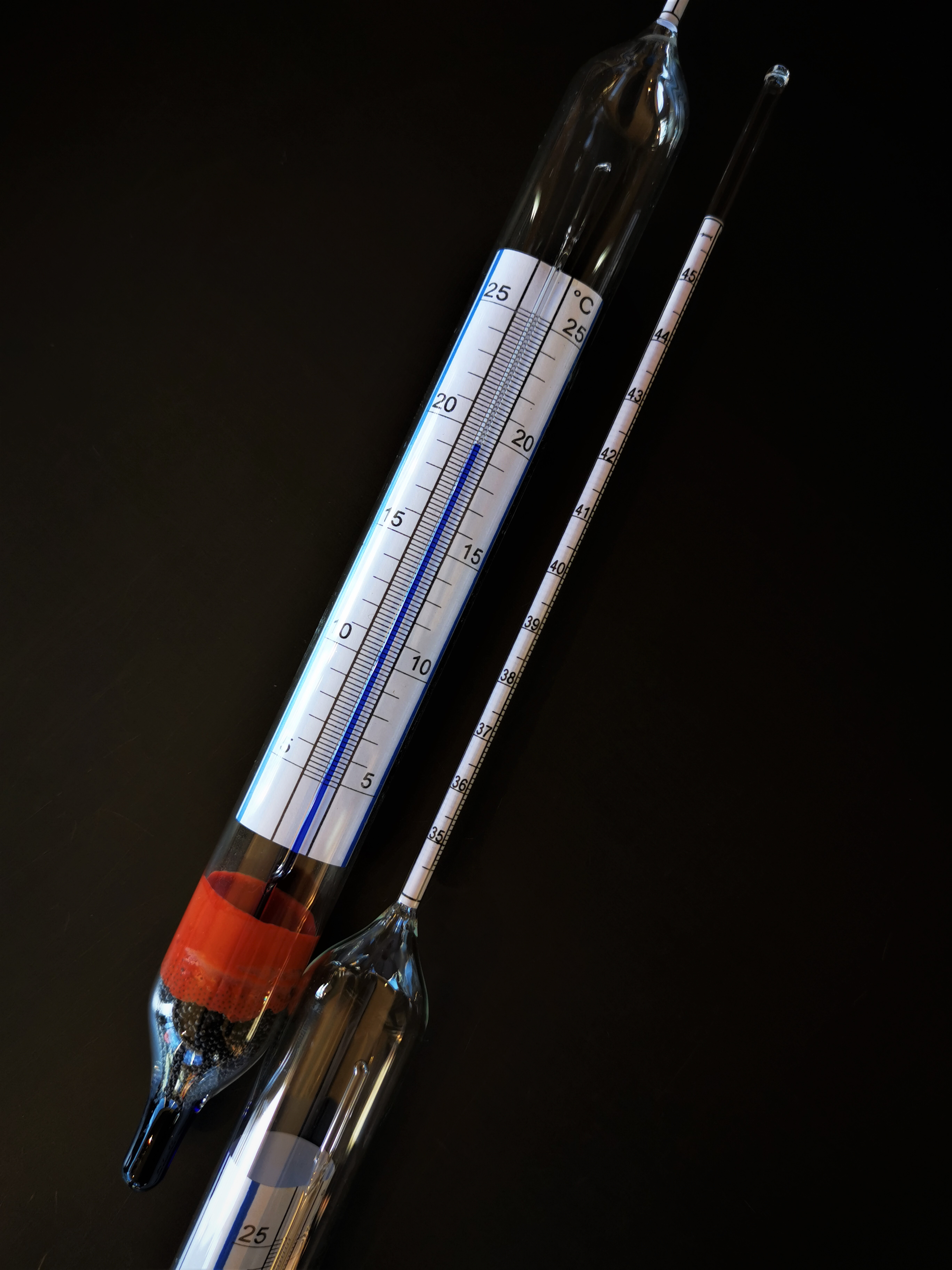 Alkoholmeter m. Qu-Thermo eichfähig