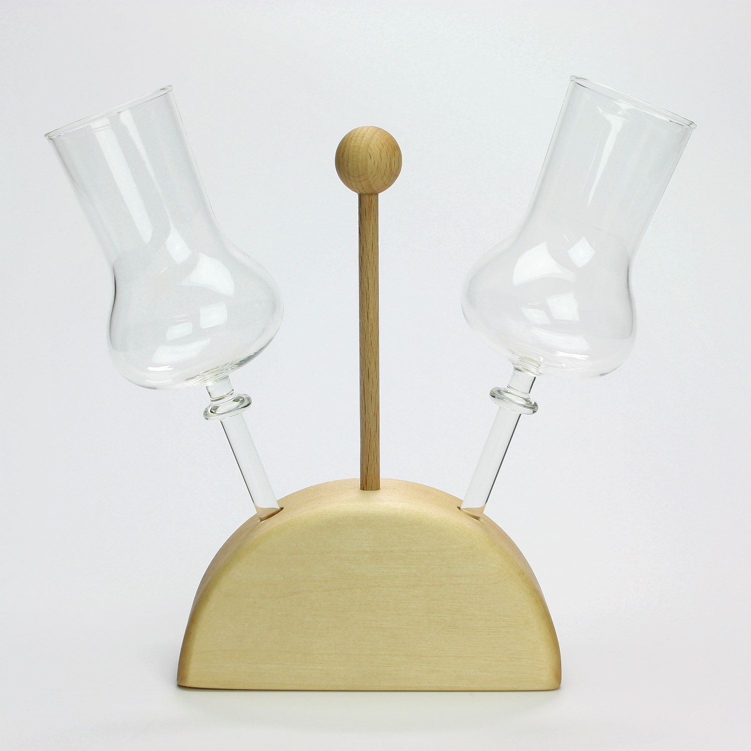 Holzsockel mit Stamperl unbemalt